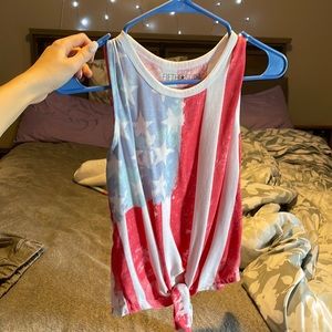 American Flag Tank Top
